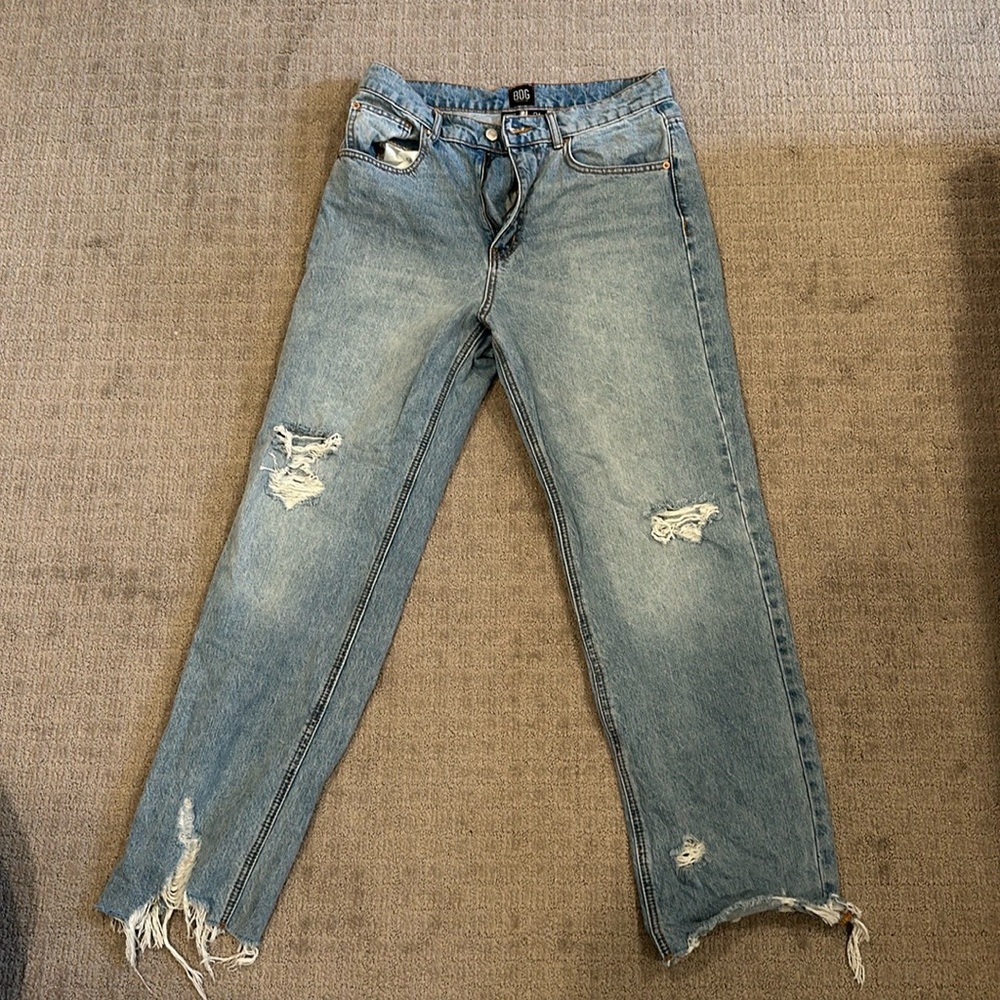 Light washed ripped BDG jeans